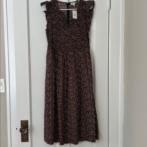 J. Crew Multicolor Floral Dress